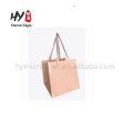 China supply cheap kraft paper shopping tote handle bag